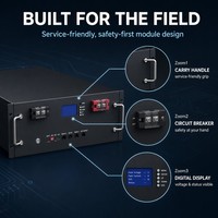 Système d'énergie solaire hors réseau, batterie LiFePO4, onduleur hybride, solution complète pour l'exploitation de sites industriels isolés