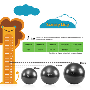 Ballon de yoga, ballon suisse, ballon de fitness Pilates, ballon d'exercice, fabrication Zhensheng, durable, anti-éclatement, <span class=keywords><strong>prix</strong></span> promotionnel, logo personnalisé - Product Image 6