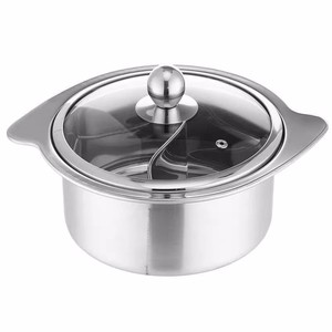 Chef Meis Single Person Hot Pot Induction Compatible Stainless Steel Mini Shabu Shabu Pot With Lid For Individual Use - Product Image 4