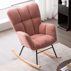 Fauteuil de salon Fauteuil à bascule avec un style de design moderne Fauteuil de chambre à coucher - Product Image 3