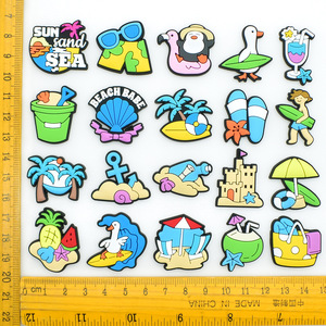 Accesorios de PVC para Zapatos de Playa, Decoraciones de Goma Suave con Dibujos Animados de Animales Marinos, Pingüino y Pato, para Clogs - Product Image 2
