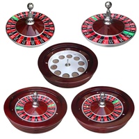 Casino-Zubehör Poker-Spieltisch 32 Zoll Roulette-Rad Hochwertiges Massivholz-Roulette-Rad für Casino-Spiele