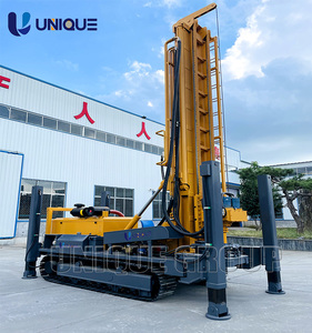 เครื่องเจาะบ่อน้ำไฮดรอลิก UNIQUE 800M แบบติดตั้งบนรถตีนตะขาบ - Product Image 5
