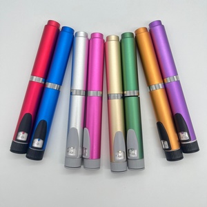 60IU Metal Reusable Injection <b>Pen</b> 3ml Cartridge Custom Logo Rubber Stopper Sealing Skin Care Packaging Use <b>Refillable</b> <b>Pen</b> - Product Image 2