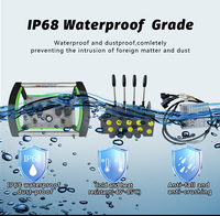 Control Remoto Inalámbrico Automático de 4 Palancas con Válvula Solenoide, Controlador Proporcional IP68 para Grúa