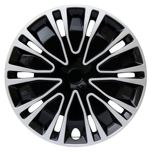 Enjoliveurs de roues de <span class=keywords><strong>12</strong></span> pouces, noir et vert bicolore, style universel, en plastique PP, pièces extérieures sportives pour voiture, lot de 4 - Product Image 5