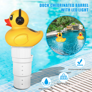 Dosificador de <span class=keywords><strong>Cloro</strong></span> Flotante para <span class=keywords><strong>Piscina</strong></span> (Tipo Pato), Compatible con Tabletas de 1 y 3 Pulgadas para Piscinas Grandes y Pequeñas, Jacuzzi y Spa - Product Image 5