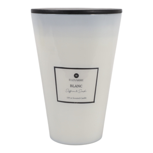 Bougie parfumée conique, grand bocal en verre réutilisable pour salon, chambre, salle de bain, usage décoratif - Product Image 2