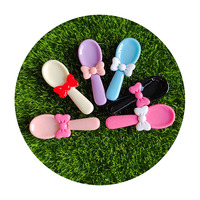 Miniatures en résine mignonnes en forme de cuillère à nœud, figurines adorables pour maison de poupée, jouets de cuisine, décoration de vaisselle, fournitures pour slime
