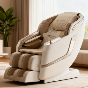 Домашнее многофункциональное массажное кресло с функцией Zero Gravity, 3D-массажем всего тела, массажем стоп, музыкальной функцией и регулировкой положения. - Product Image 1
