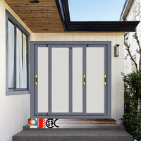 Fenêtre coulissante sur mesure en alliage d'aluminium, double vitrage, ouverture horizontale, moustiquaire magnétique, moderne, pour salle de bain et cuisine, écoénergétique