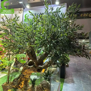 Árbol <span class=keywords><strong>de</strong></span> Olivo Artificial Grande Personalizado HAIHONG, Decoración Interior Ignífuga, Árbol Artificial para Hogar, Oficina, Restaurante, Hotel - Product Image 2