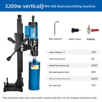 Perceuse à noyau diamantée de table Dongcheng pour le perçage et l'échantillonnage du béton, modèle 3800W FF02-250