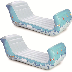 Luge gonflable, double grand tube de neige gonflable idéal pour la luge d'hiver et les <span class=keywords><strong>activités</strong></span> familiales - Product Image 6