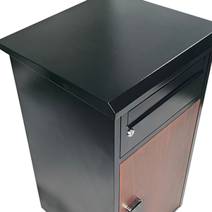 Boîte aux lettres intelligente pour <span class=keywords><strong>colis</strong></span>, en bois grainé, pour livraison extérieure - Product Image 2