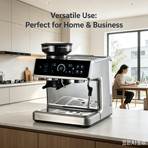 Machine à café professionnelle CHOKOIVE, machine à expresso 20 bars <span class=keywords><strong>avec</strong></span> <span class=keywords><strong>mousseur</strong></span> à lait, machine à café expresso indépendante pour <span class=keywords><strong>Nespresso</strong></span> - Product Image 4