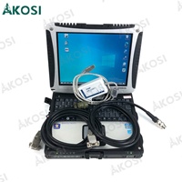 Alat Diagnostik MTU USB ke CAN COMPACT IXXAT 2.72 Kabel MDEC ADEC Diesel MTU DiaSys Alat Diagnostik Mesin Truk+Laptop CF19