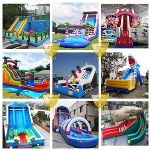 Yeni Ürün Şişme Kaydırak Beyaz Şişme Kaydıraklı Su Kaydırakları Şişme - Product Image 4