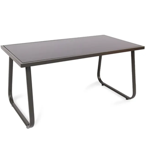 Venta caliente de fabrica patio SOFA set Conjunto de jardin Tubo de hierro gris redondo plano de 4 plazas textil de muebles - Product Image 6