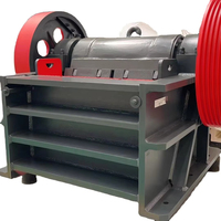 Concasseur à mâchoires neuf à bas prix pour l'extraction minière et la production de sable de construction, moteur AC, max. 50 t/h, fixe, mobile, multifonction