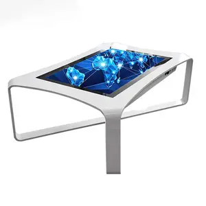 Android coffee table 43 inch advertising player interactive touch table for meeting room advertising display video player