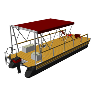 하우스 보트 용 알루미늄 프레임 모듈 폰툰 플로트 - Product Image 6