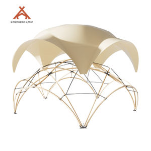 Carpa Comercial Kawagebo Kamp de 12m y 9m, Domo Geodésico Lotus Lane, Toldo en Forma de Concha, Gazebo de Arco de Circo, Carpa Estrella para Banquetes - Product Image 5