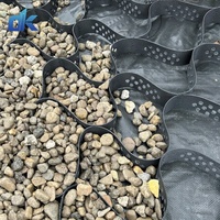 Mur de soutènement en géocell HDPE pour la protection et l'aménagement paysager, grille alvéolaire, pavés en béton pour gazon, géocell pour allée