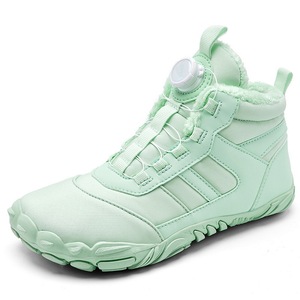 Winter Waterproof Snow <b>Boots</b> Ankle Height Plush Lining Rubber Outsole Unisex Warm Synthetic Upper EVA Midsole - Product Image 5