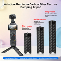 Mini trépied en aluminium avec réglage de la réduction des vibrations, support pour DJI Osmo Pocket 4 / Action 6, pour GoPro, pour Insta360, pour téléphone, pour vlog