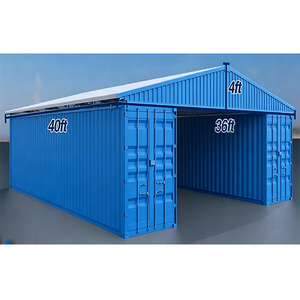 Waterproof Outdoor Storage <b>Tent</b> Industrial Shelter <b>Tent</b> For Garage Warehouse Color steel tile container roof,customization - Product Image 1