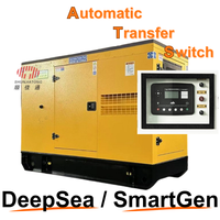 Générateur Diesel silencieux SDEC 30kW 30kVA avec contrôleur ATS DeepSea SmartGen Super boîtier insonorisé pour démarrage automatique 50Hz 60Hz