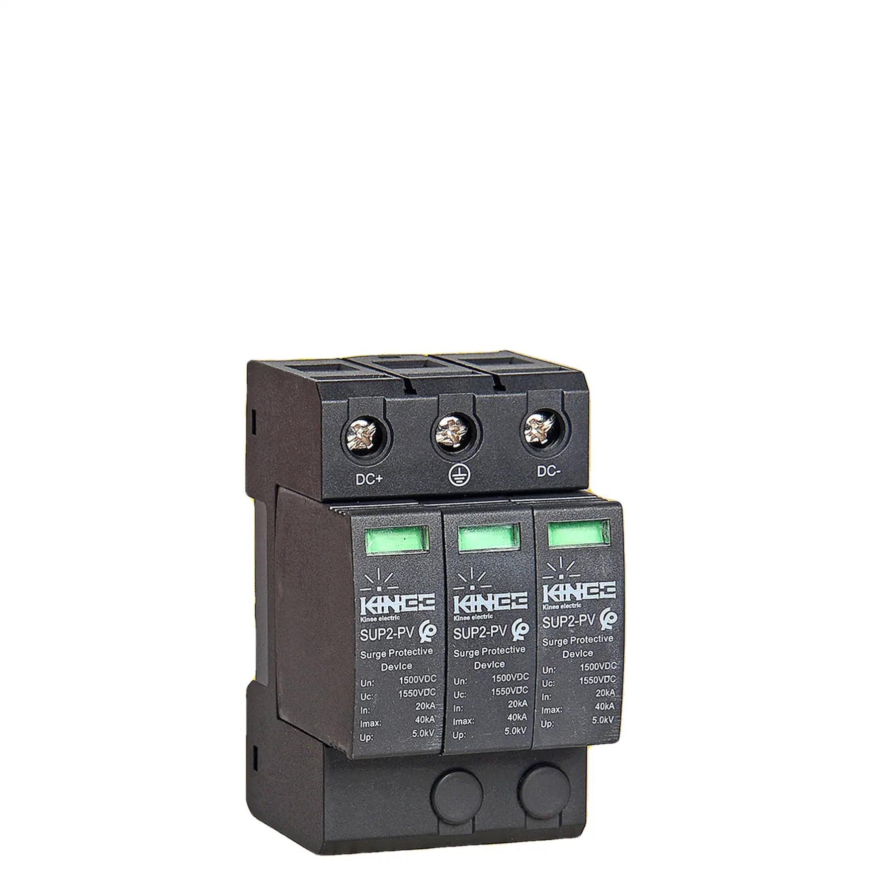 T2 Class Surge Arrester SPD 40ka Surge Protection Device with Max 20ka Imax CE and IEC Certified