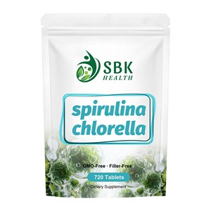 OEM ODM Pure Spirulina Chlorella Tablets Dietary <b>Supplement</b> Promote Digestion Function and Boost Immune System for Adult - Product Image 1