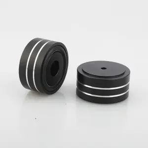 FT007S 40x20mm Aluminum Isolation Feet Pads Stand Feet Pads for Turntable DAC Stereo Audio HiFi AMP Speakers Amplifier