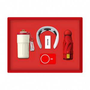 2025 Parapluie promotionnel de luxe personnalisé Business Corporate Cooperate New Year Gift Set avec Logo - Product Image 3