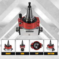 Tête d'angle droit HQD ISO30 HSK63F ER25 ATC 90 degrés à couple élevé 2 positions 4 positions pour centre d'usinage CNC
