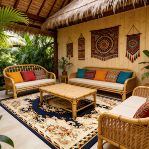 Tapis tissé Wilton avec fil de polypropylène et support antidérapant - Product Image 1