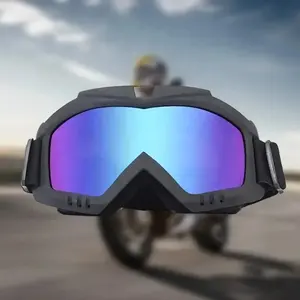 Motorcycle Goggles Helmets bike Glasses Outdoor Cycling Glasses Moto Skiing Windproof UV Protection Sunglasses