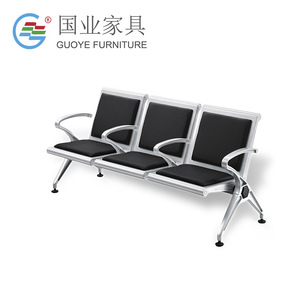 Sillas de Espera Guoye Furniture GY-A6301F con Pasamanos, Asientos Públicos para Uso en Aeropuertos y Bancos - Product Image 1