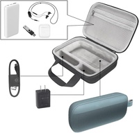 Sac de rangement pour appareils électroniques en EVA rigide avec logo personnalisé, boîte vide pour organiser les câbles, OEM ODM, vente en gros d'usine, étui de transport à fermeture éclair
