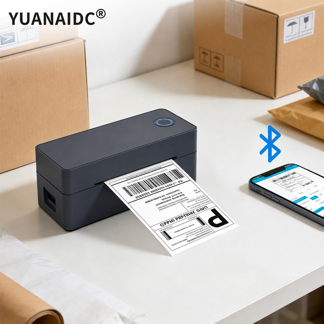 Wholesale YJ-9203 4inch Thermal Label Printer 203DPI Barcode USB+ 100mm/s Speed 1-Year Warranty SDK Available