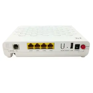 Indonésia Zte Epon Onu 3FE + 2 Potes de Voz + USB Wifi Ont F460 V6.0 Inglês Firmware