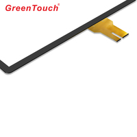 27 pouces 10 points écran tactile capacitif AG verre anti-reflet pour les écrans de surveillance de sol d'usine