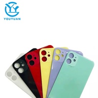 Pièces de téléphone de vente chaude pour iphone 6 6s 6g 7 7p 8 8p 11 X Xr 12 12 Pro 13 13 Pro couvercle en verre arrière avec grand trou de caméra