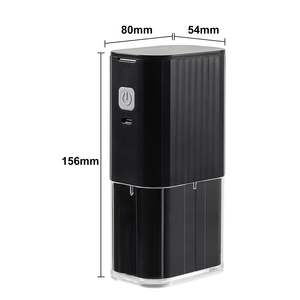 Moulin à café portable rechargeable avec meules en céramique et en acier, <span class=keywords><strong>broyeur</strong></span> électrique de grains de café réglable pour le voyage - Product Image 4
