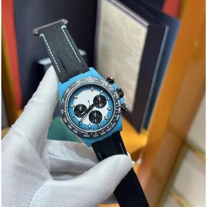 Reloj Mecánico Drioshipping DIW Personalizado con Movimiento 4130, Esfera de Fibra de Carbono, Reloj de Lujo para Hombre - Product Image 4