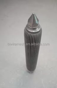 ถังกรองน้ำมันสแตนเลส304ใหม่กรองเป็นลูกคลื่นกรองกรองไส้กรองเทียนไส้กรองแบบพับได้ - Product Image 6