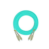 Câble de raccordement LC-LC 10G en fibre optique multimode blindé OM3, pigtail optique double cœur OM4