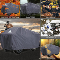 Protection en tissu Oxford 420D de qualité supérieure contre l'eau UV Wind Quad Cover ATV Cover pour Can-am,Suzuki,Kawasaki,Honda